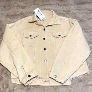 Corduroy light weight jacket POL size medium